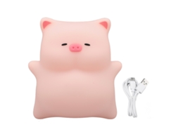 Lámpara De Noche Infantil Con Forma De Cerdito De Silicona, Led De 3000k, Ajustable, Recargable, Decorativa Para La Habitación Del Bebé.