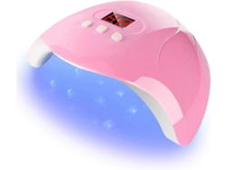Lâmpada De Gel De Uv Para Unhas 54w, Led Uv Profissional, Secador Automático Rápido, 3 Temporizadores, Display Lcd