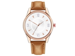 Reloj De Cuarzo Para Hombre Con Correa De Cuero Casual