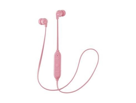 JVC Ha-Fx21Bt-Pe Auriculares intrauditivos con banda para el cuello rosa