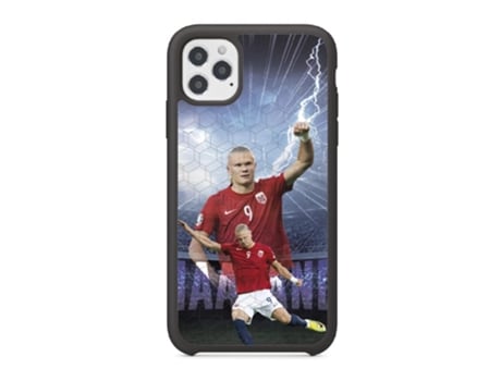 Funda Móvil Oficial Norges Fotballforbund para iPhone 12 PHONECASES3D Piel Sintética Negro
