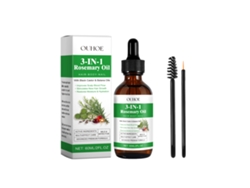 Aceite de ricino y romero natural para el cabello y la piel.