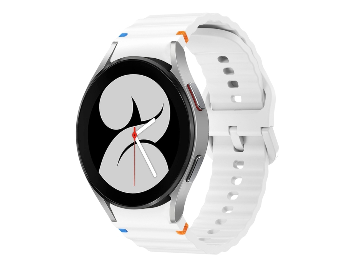 Correa para Samsung Galaxy Watch 4 (40 mm/44 mm) - Silicona cosida con diseño de ondas