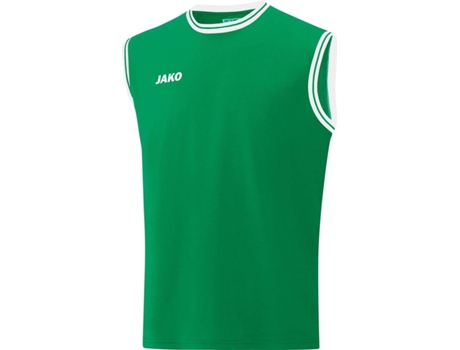 Camiseta de Hombre para Fútbol JAKO Sin Mangas Center Verde (2XL)