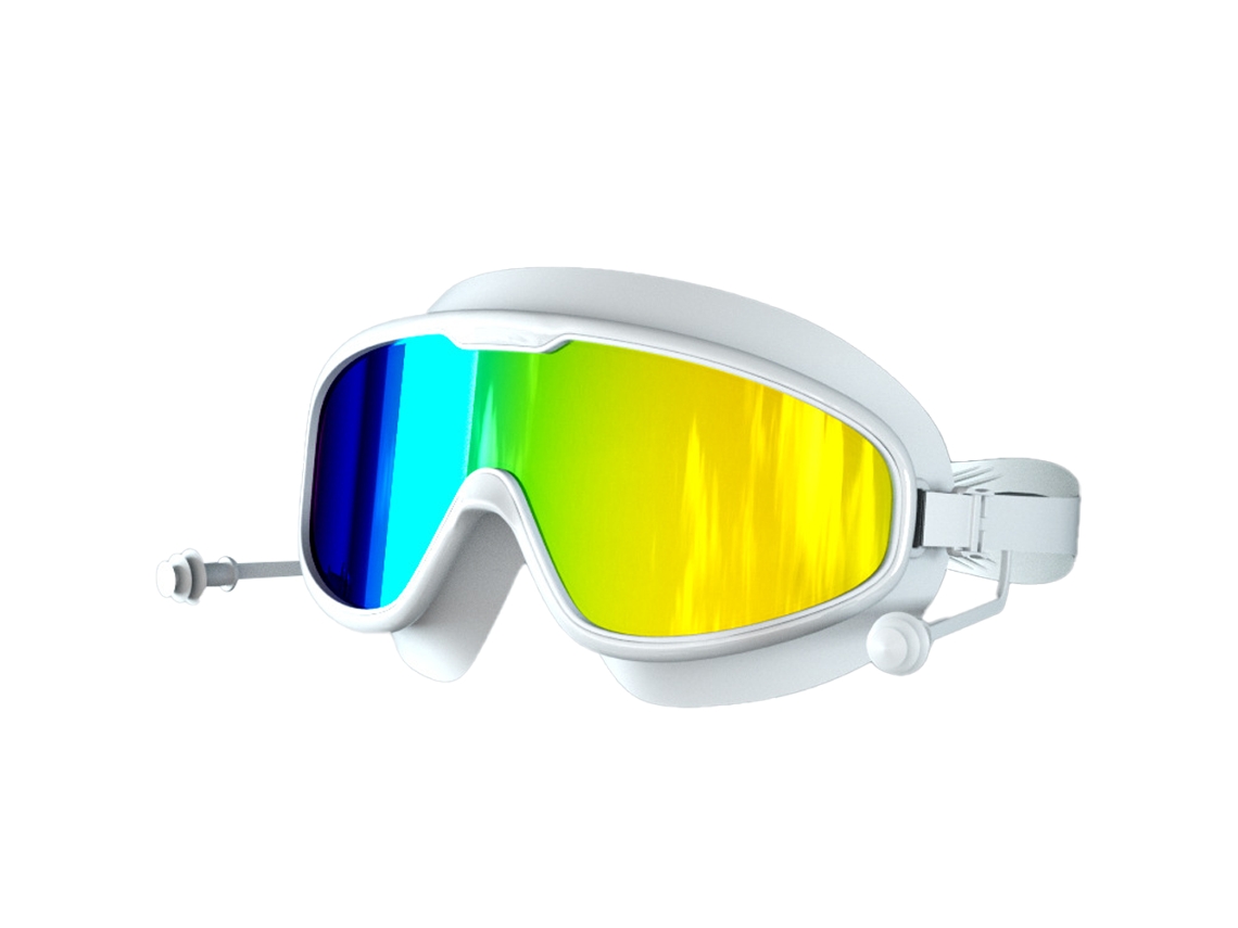 Gafas de natación unisex para adultos y niños, antifugas, antivaho, protección UV, impermeables, montura ancha, Kofihety