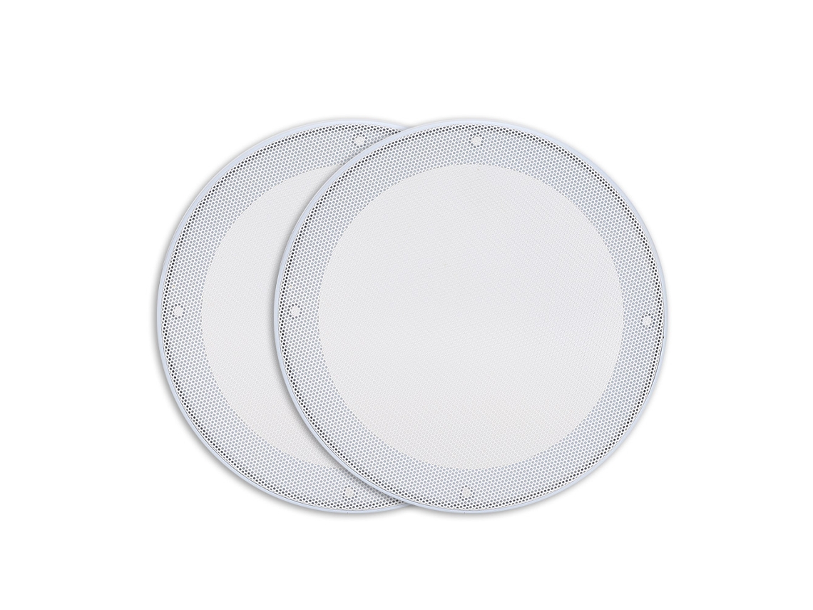 2 Fundas Protectoras Decorativas Para Altavoz Blanco De 6,5 Pulgadas Con Tornillos