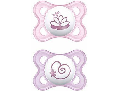 Conjunto 2 Chupetes MAM Original Rosa (0+ meses)