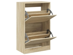Maison Exclusive - Zapatero De Madera De Ingeniería Roble Sonoma 60x34x96,5 Cm