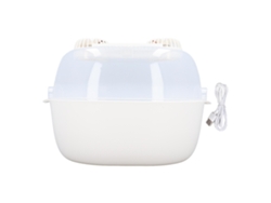 Caja De Descongelación Doméstica Con Dos Ventiladores, Doble Capa, Desagüe, Batería De 1800 Mah, Temporizador, Usb Y Carga Uv.