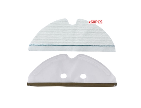 Paño de mopa para aspiradora, trapos duraderos, placa de montaje, almohadillas para mopa para Roborock T6 s50 s55 s6 s5 max, piezas de algodón con ...
