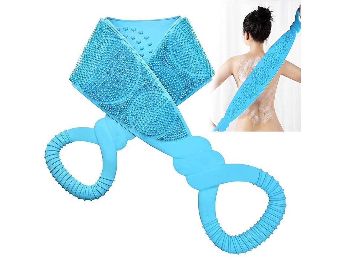 2026-escobilla De Espalda De Silicona Para Ducha - 90cm Larga Bristles Suaves Exfoliante Limpiador Profundo Mejora Circulación Sangre Baño