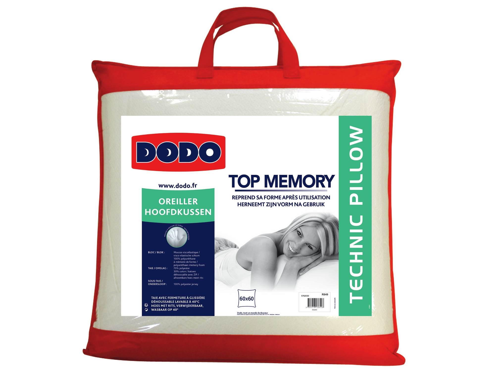 Almohada de Dormir DODO 5762530 (60 x 60 cm)
