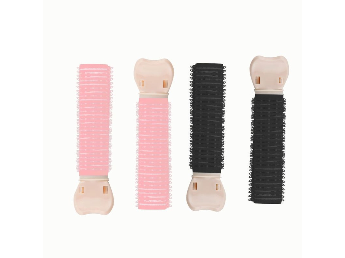 4pcs Rizos Voluminosos Sin Calor, Clip Para Raíces De Pelo, Rizadores Instantáneos Para Flequillo Fluffy