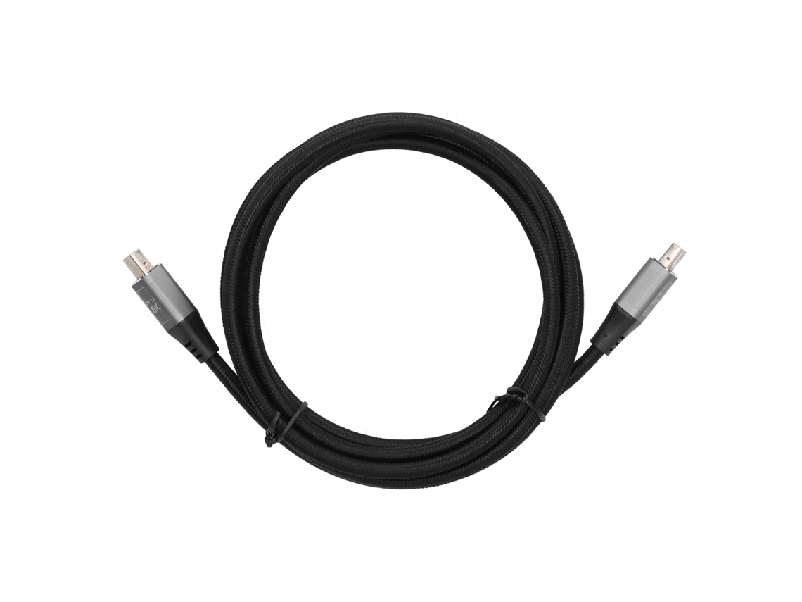 Cable Mini Dp A Mini Dp De 2 M Para Transmisión De Audio Y Vídeo 8k 60hz/4k 120hz Para Portátiles