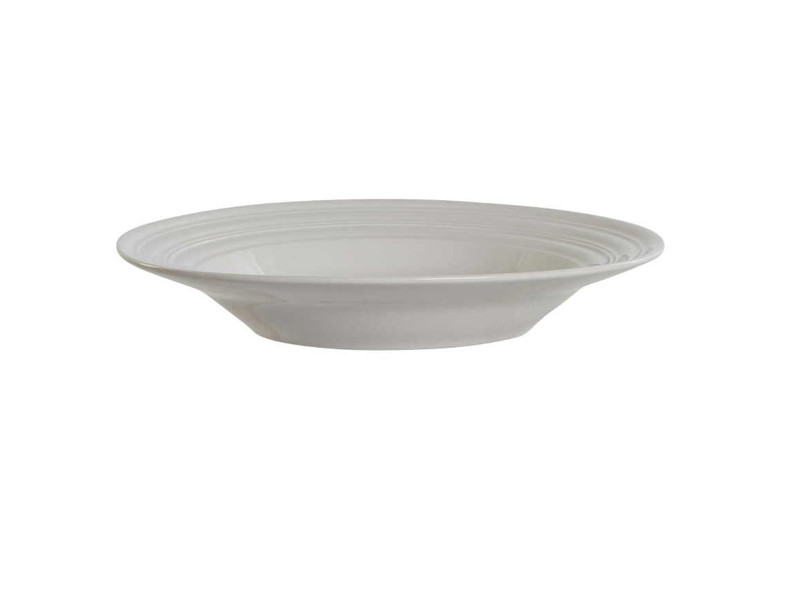 Plato Hondo DKD HOME DECOR Blanco Porcelana 20x20x3 cm