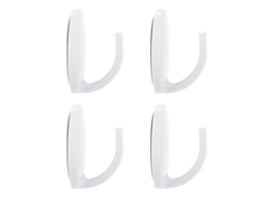 Omni-4 Gancho Magnético Para Refrigerador Colgante Fuerte Soporte 150g Abs Cocina Organización 4,4x4,4x2,7cm Blanco