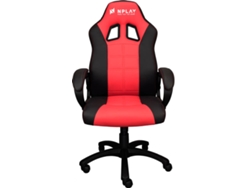 Silla Gaming NPLAY Rule 2.0 (Hasta 130 kg - Elevador a Gas Clase 4 - Negro y Rojo)