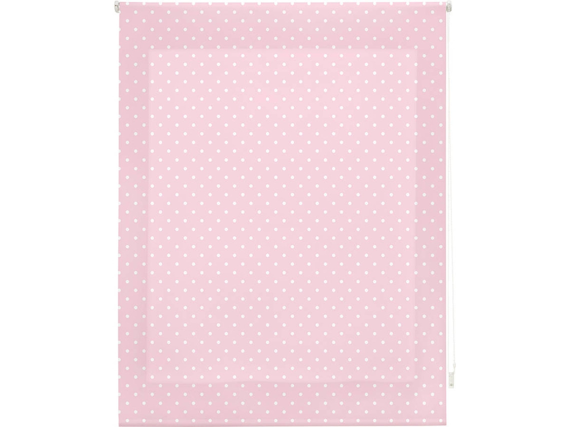 Estor Enrollable HAPPYSTOR Motas Estampado Digital Fantasia Rosa 190x180 cm