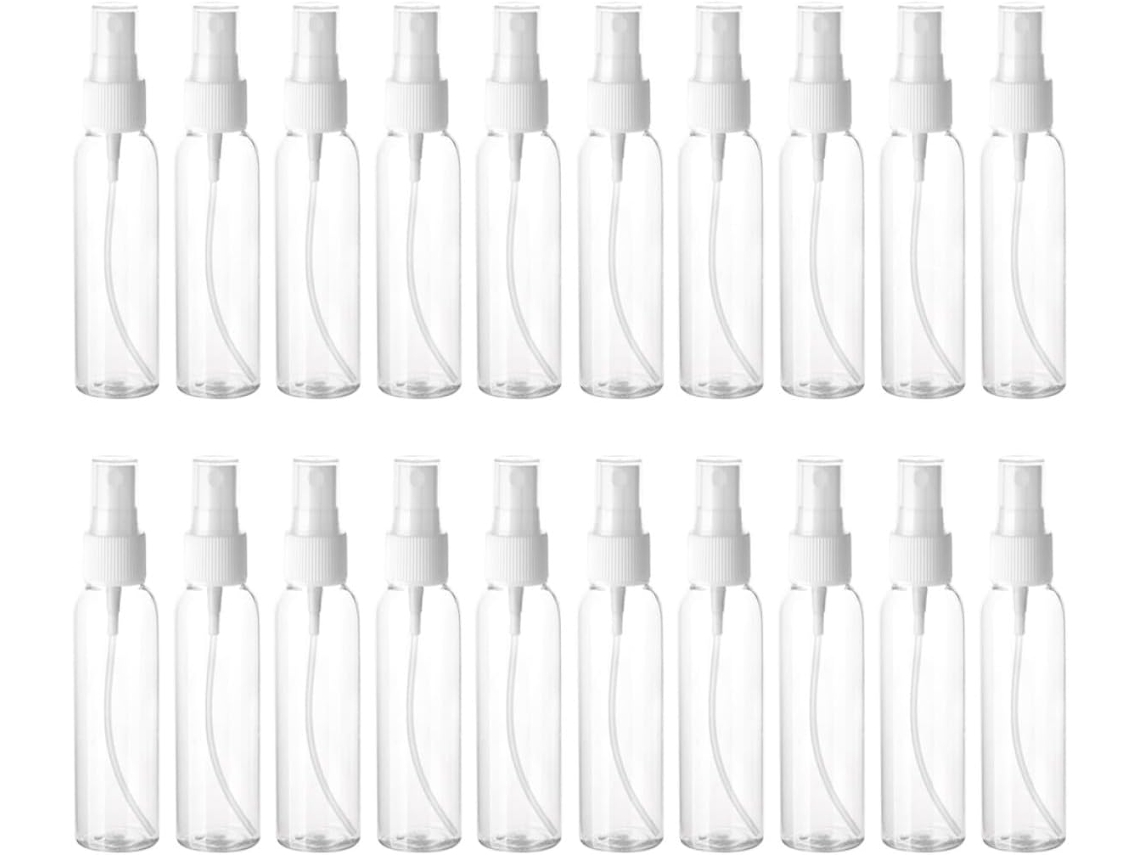 Frascos Pulvérisateurs Portátils Mini 20 Pièces 60 Ml Recargables Pour Voyage Y Soins Bébé