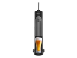 Dispensador de cerveza portátil Cecotec Beerflow 500 para latas y botellas. Funciona con pilas AA de 1,5 V y control de espuma.