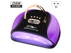 (Morado) Lámpara LED UV profesional para secado de uñas, adecuada para secar esmalte en gel.