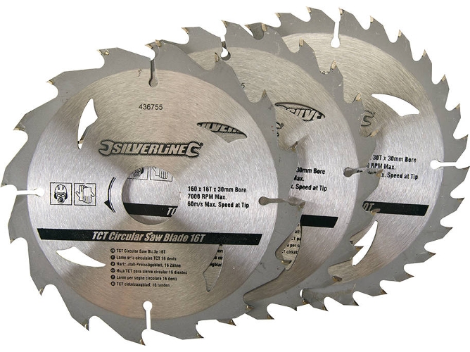 Conjunto de Discos para Sierra Circulares SILVERLINE 436755