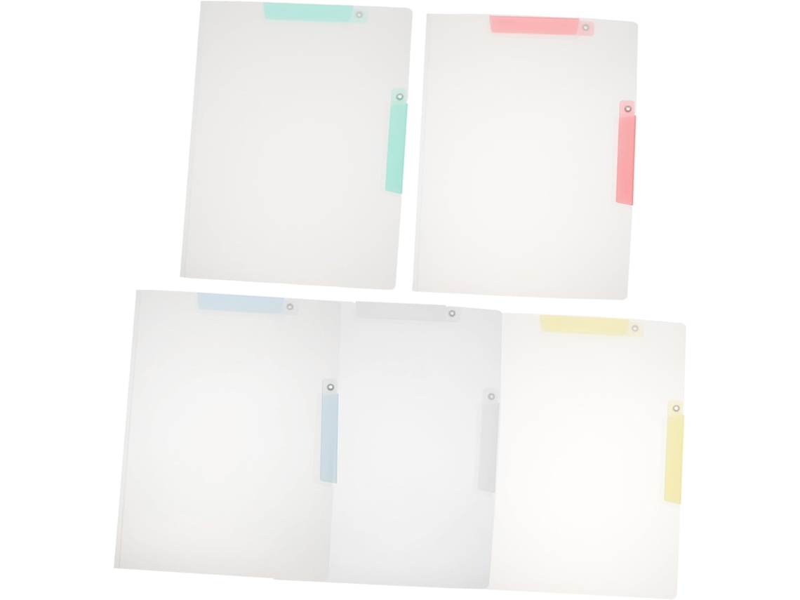 100 hojas de protectores de revistas, cubiertas para carpetas, cubiertas de papel plástico y hojas transparentes.