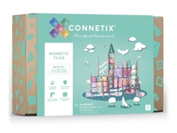 Azulejos magnéticos para suelos de mármol en tonos pastel, 106 piezas, Connetix