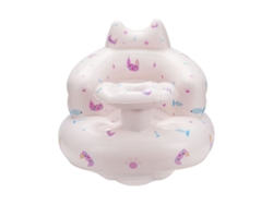 Asiento inflable para bebé, adecuado para bebés de 3 a 24 meses, con bomba de aire integrada Siurn