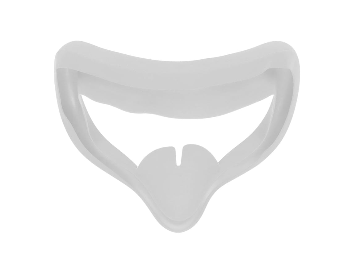Máscara De Silicone Para Olhos Vr Oculus Quest 2 Protetora Respirável Anti-suor Branca
