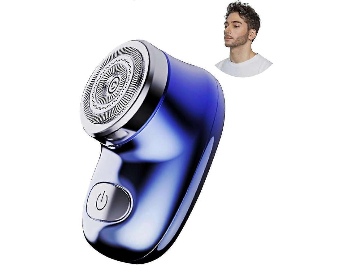 Mini afeitadora eléctrica, afeitadora pequeña para uso doméstico masculino, afeitadora eléctrica portátil y recargable. Rosewell