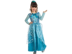 Disfraz de Niña DISFRAZZES Princesa Del Hielo Infantil (Talla: 5 a 6 años)