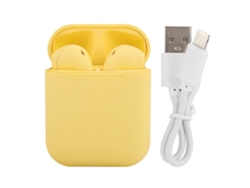 Auriculares Inalámbricos Bluetooth Con Control Táctil, Diseño Deportivo Estéreo Intrauditivo Para Ios (amarillo)