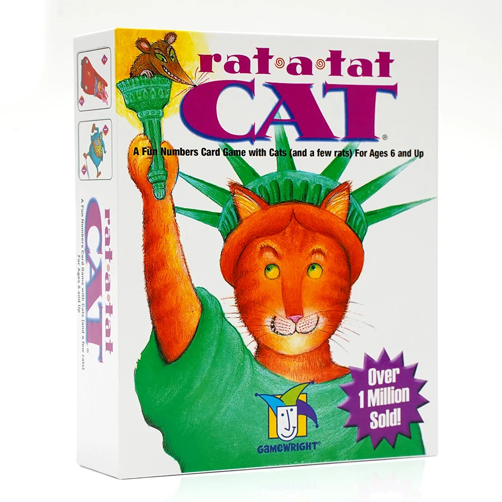 (rat A Tat Cat) Cat Connect-the-dots, Un Divertido Juego De Cartas Con Números Adecuado Para Niños De 6 Años En Adelante.
