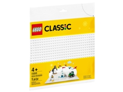 LEGO Classic: Placa de Construção Branca (Idade Mínima: ‍4 - 1 Peça)