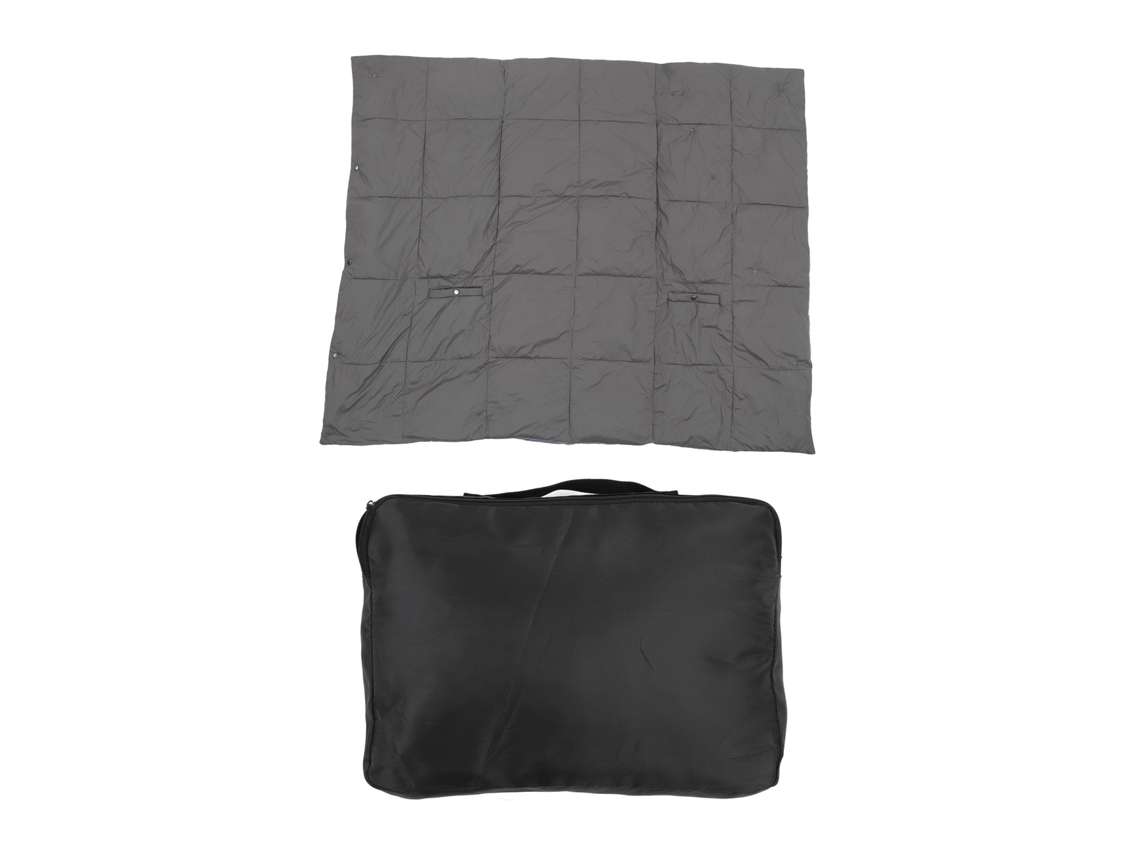 Manta Calefacta Usb Gris Oscuro 3 Modos De Temp 52x43in Suave Chínlon Portátil Para Invierno