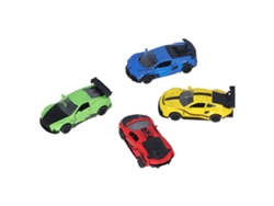 Juego De 4 Coches De Tracción Inversa A Escala 1/60 Con Carrocería De Aleación Metálica - Juguete Para Niños