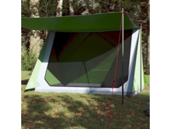 Tienda de campaña para 2 personas, tejido impermeable, verde.