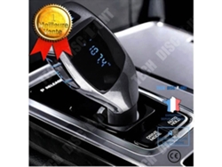 Transmisor Fm Bluetooth Para Coche, Kit Manos Libres, Reproductor Mp3 Con Pantalla Lcd, Cargador Multifuncional.