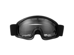 Gafas de moto para niños, para ciclismo al aire libre, resistentes al viento y a los impactos, para esquí (negras)