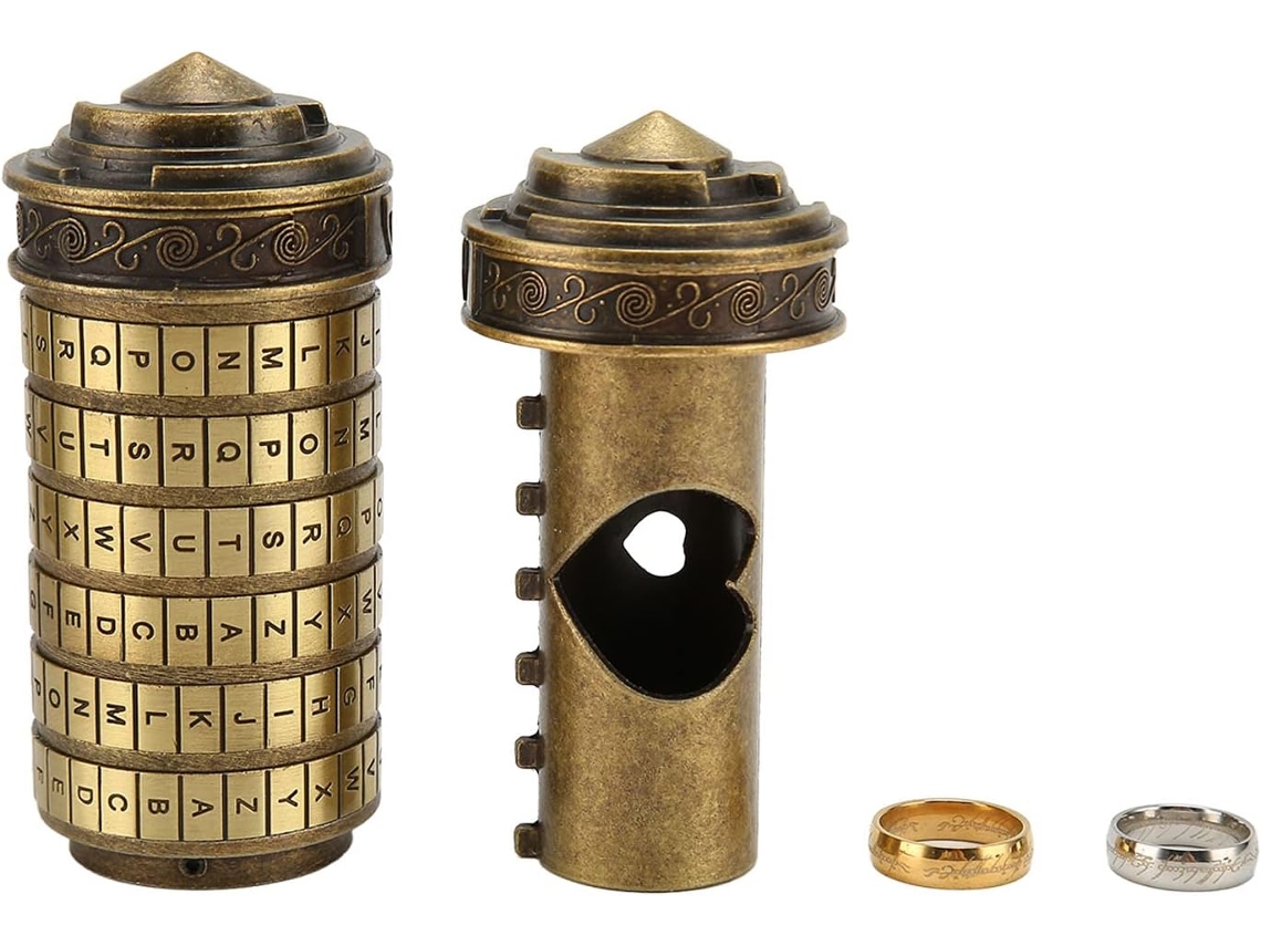 Cadeado De Combinação Com Senha, Elegante Cadeado De Liga Metálica.