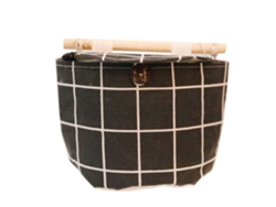 KOFIHETY Bolsa de Almacenamiento Colgante Impermeable de Algodón Lino para Puerta Armario #08