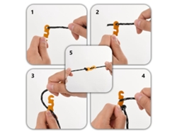 Cuerdas para tiendas de campaña con tensores reflectantes, 8 unidades, 4 m, 4 mm, HARLANV1
