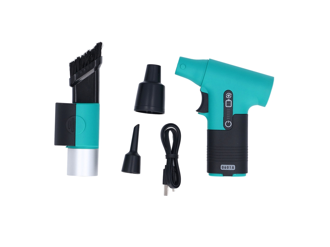 Soprador Jet Dry Mini Turbo 120000rpm Usb Carregável Portátil Para Acampamento Carro Verde