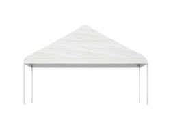 Gazebo con techo de polietileno blanco de 5,88 x 2,23 x 3,75 m Wsd599645 Lovely Home