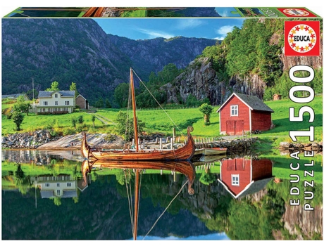Puzzle EDUCA 1500 Barco Viking (Edad Mínima: 12 Años - 1500 Piezas)