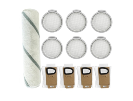 Saco de pó com filtro hepa de escova macia para aspirador de pó xiaomi mijia mi