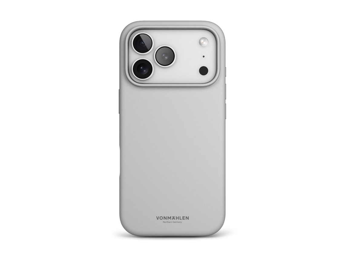 Funda VONMÄHLEN MagSafe Silicone para iPhone 17 Pro (Gris)