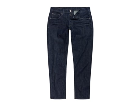 Pantalones de Hombre G-STAR Regular Tapered Mezclilla Azul (30x32)