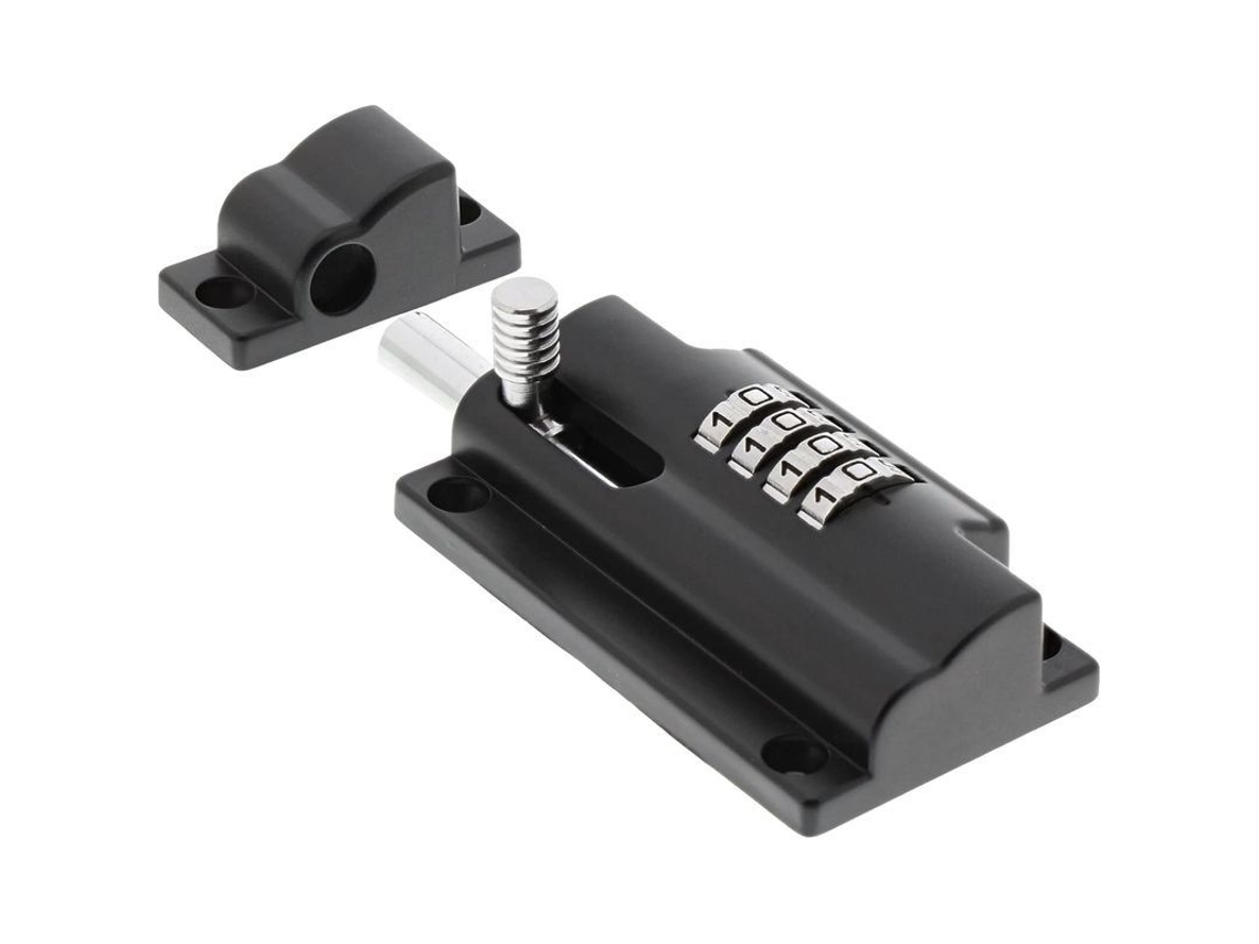 Pestillo Mecánico Redondo Para Puerta De Embutir, Dispositivo De Seguridad Galvanizado, Resistente A La Intemperie, 112 X 50 Mm